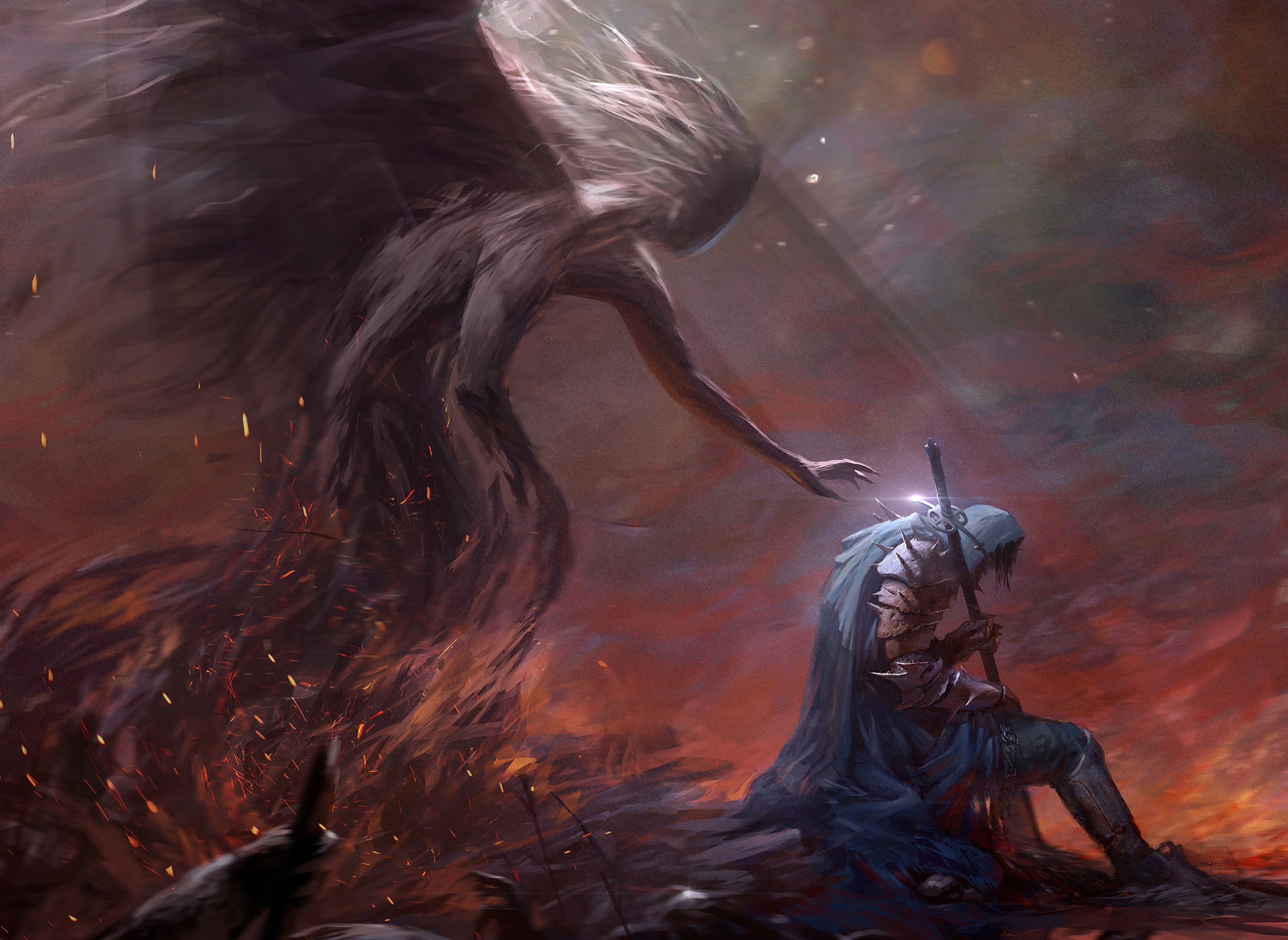 Video Game Dark Souls HD Wallpaper by Artem Demura