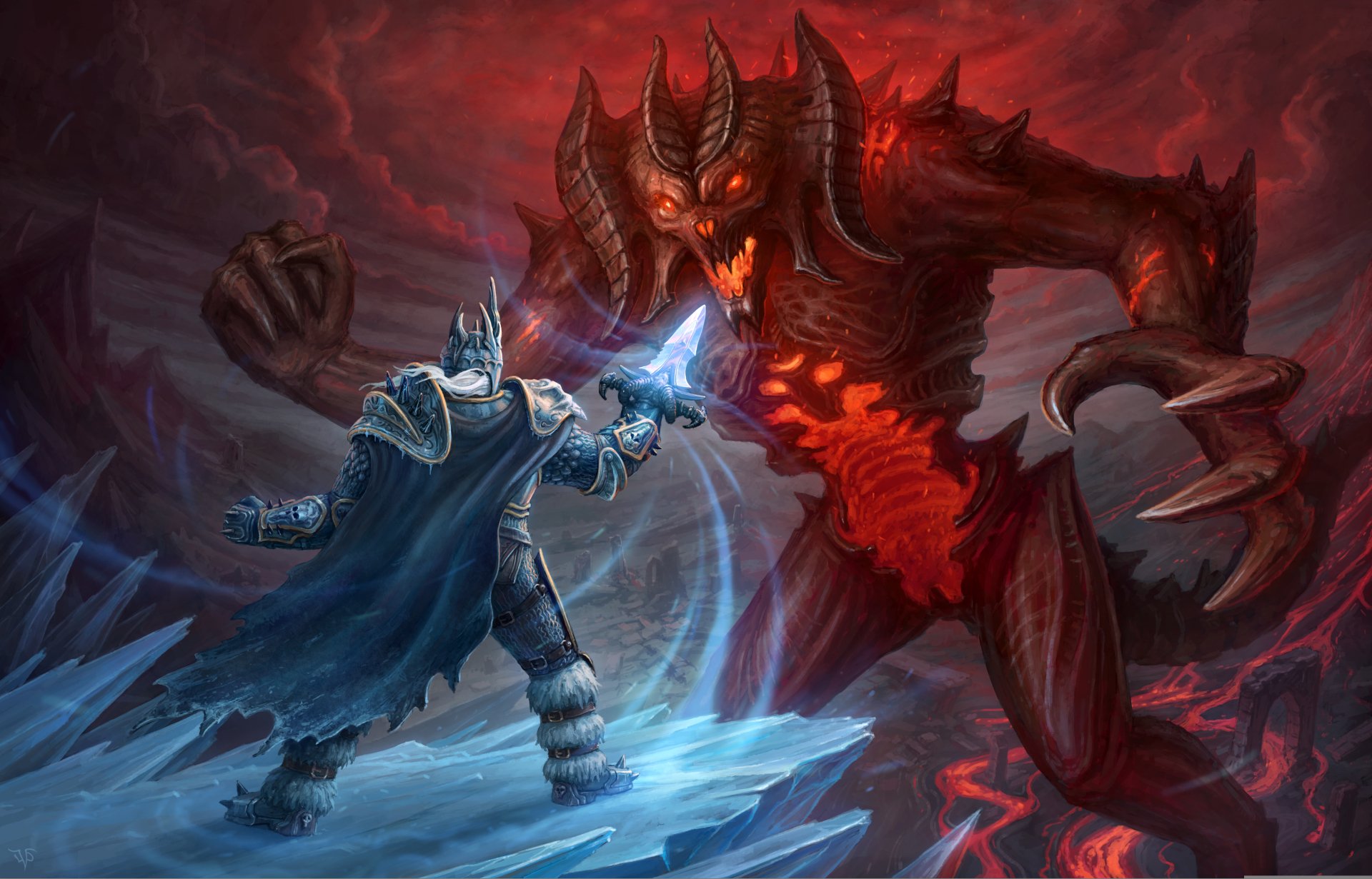 Download Sword Warrior Demon Diablo Video Game Heroes Of The Storm 4k Ultra HD Wallpaper by Dmitriy Leonovich