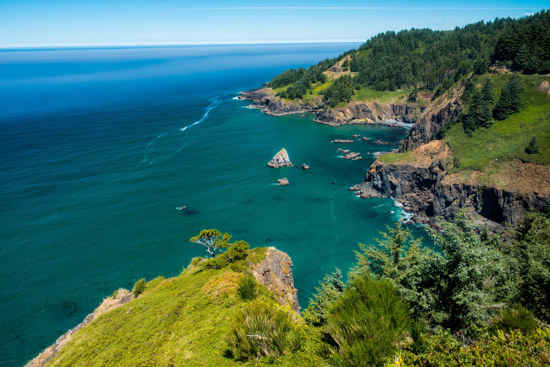 Download Horizon Cliff Sea Ocean Coast Nature Coastline 4k Ultra HD ...
