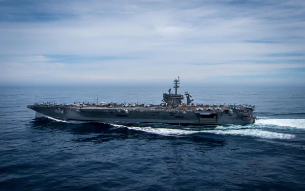 warship aircraft carrier military USS Carl Vinson (CVN-70) HD Desktop Wallpaper | Background Image