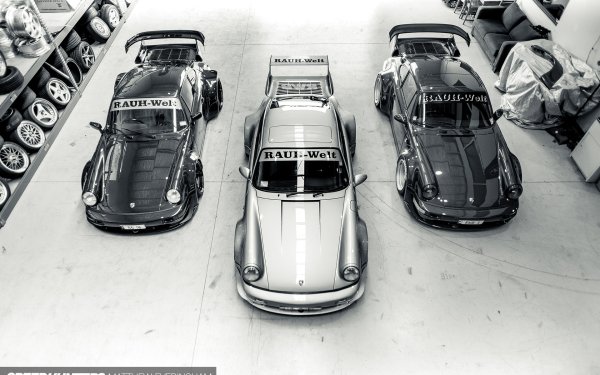 Vehicles Porsche 911 Porsche Car Black & White HD Wallpaper | Background Image