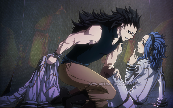 Anime Fairy Tail Gajeel Redfox Levy McGarden HD Wallpaper | Background Image