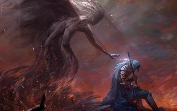 Video Game Dark Souls Warrior Dark Demon HD Wallpaper | Background Image