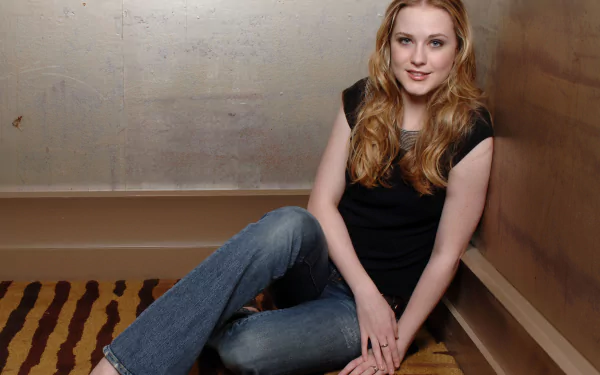 blue eyes blonde American actress Celebrity Evan Rachel Wood HD Desktop Wallpaper | Background Image