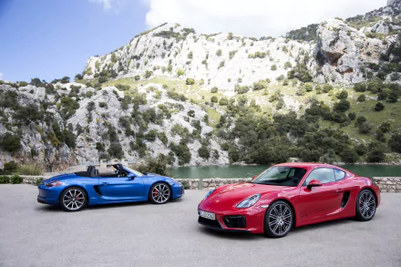 Porsche Cayman GTS car Porsche Boxster vehicle Porsche HD Desktop Wallpaper | Background Image