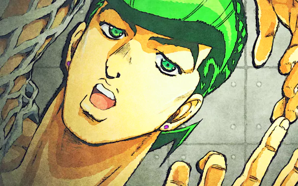 Josuke Higashikata Anime Jojo's Bizarre Adventure HD Desktop Wallpaper | Background Image