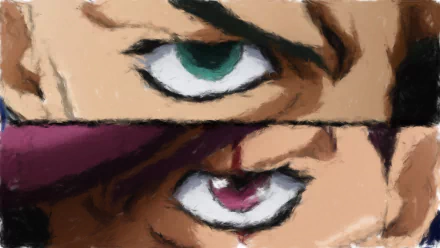 Kosaku Kawajiri Yoshikage Kira Josuke Higashikata Anime Jojo's Bizarre Adventure HD Desktop Wallpaper | Background Image