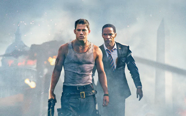 Jamie Foxx Channing Tatum movie White House Down HD Desktop Wallpaper | Background Image