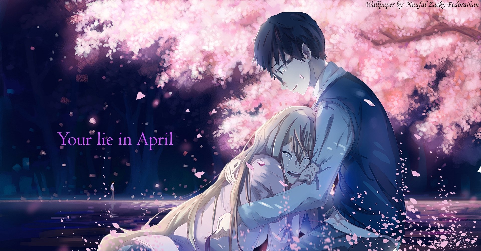 Download Kousei Arima Kaori Miyazono Anime Your Lie In April Wallpaper