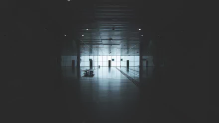 architecture dark hallway HD Desktop Wallpaper | Background Image