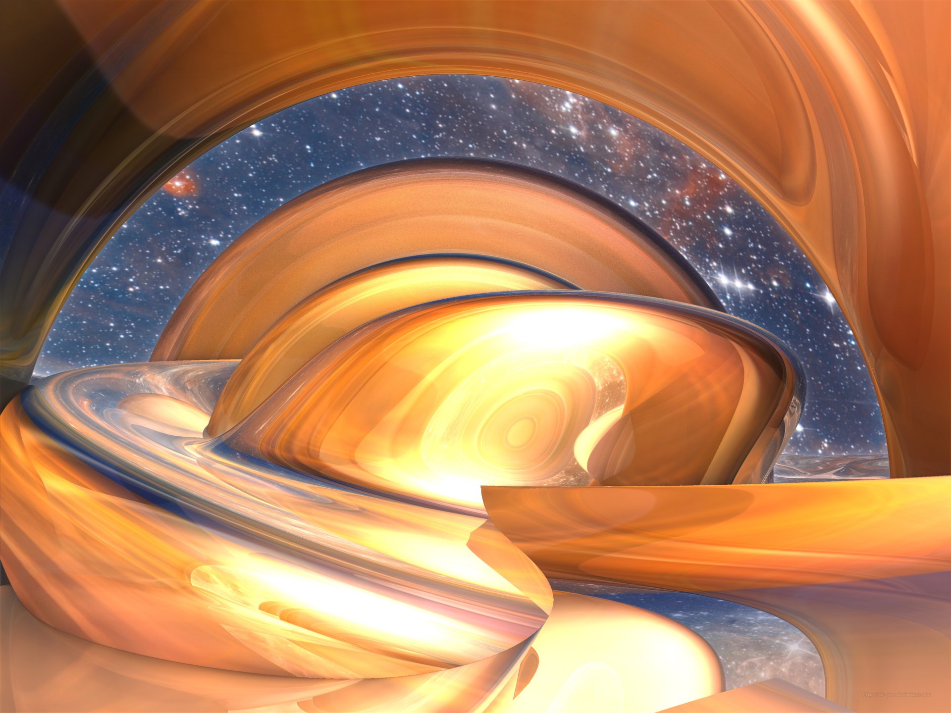 Rim Worlds - 3d Fractal Art by Dr-Pen