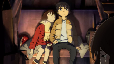 Satoru Fujinuma Kayo Hinazuki Anime Erased HD Desktop Wallpaper | Background Image