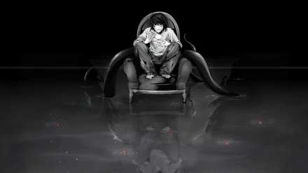 L (Death Note) Anime Death Note HD Desktop Wallpaper | Background Image