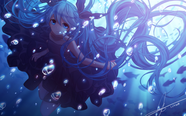 Anime Vocaloid Hatsune Miku HD Wallpaper | Background Image