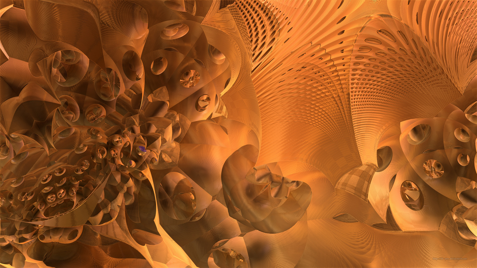 Modern Honeycomb - 3d Fractal Art by Dr-Pen