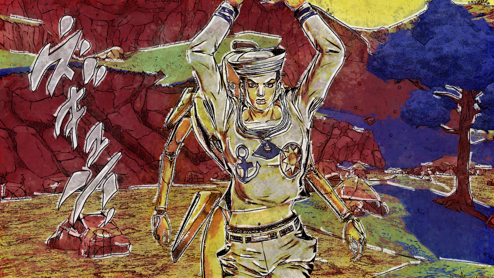 Download Soft & Wet (Jojo's Bizarre Adventure) Josuke Higashikata Anime Jojo's Bizarre Adventure HD Wallpaper