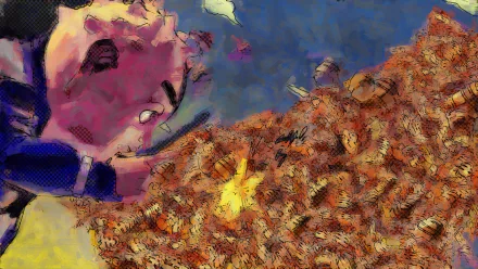 Harvest (Jojo's Bizarre Adventure) Shigekiyo Yangu Anime Jojo's Bizarre Adventure HD Desktop Wallpaper | Background Image