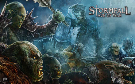 armor warrior orc video game Stormfall: Age of War HD Desktop Wallpaper | Background Image