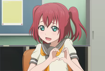 Ruby Kurosawa Anime Love Live! Sunshine!! HD Desktop Wallpaper | Background Image