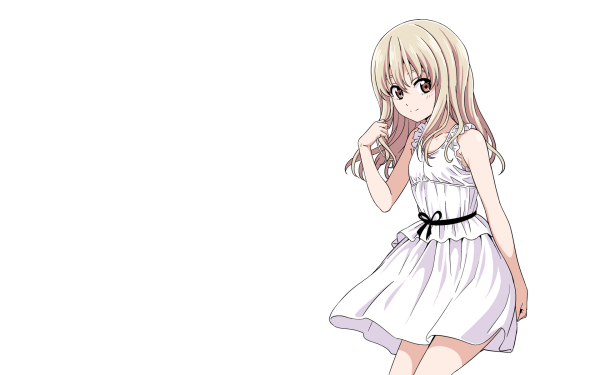 Anime Aho Girl Dress White Dress Sayaka Sumino HD Wallpaper | Background Image
