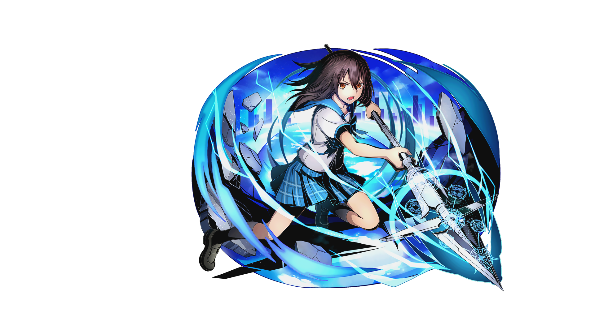 Anime Strike the Blood HD Wallpaper Background Image.
