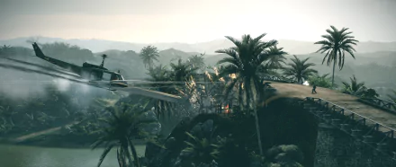 attack helicopter helicopter video game Battlefield: Bad Company 2 HD Desktop Wallpaper | Background Image
