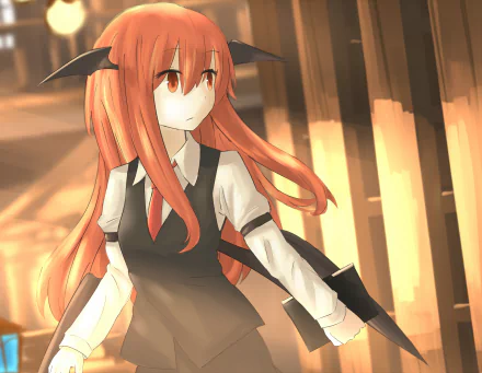 Koakuma (Touhou) Anime Touhou HD Desktop Wallpaper | Background Image