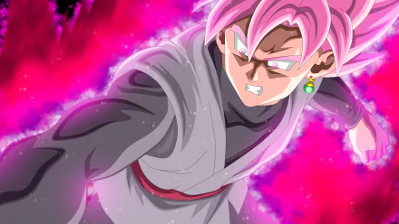 Super Saiyan Rosé Black Goku Anime Dragon Ball Super HD Desktop Wallpaper | Background Image
