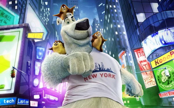 New York polar bear movie Norm of the North HD Desktop Wallpaper | Background Image