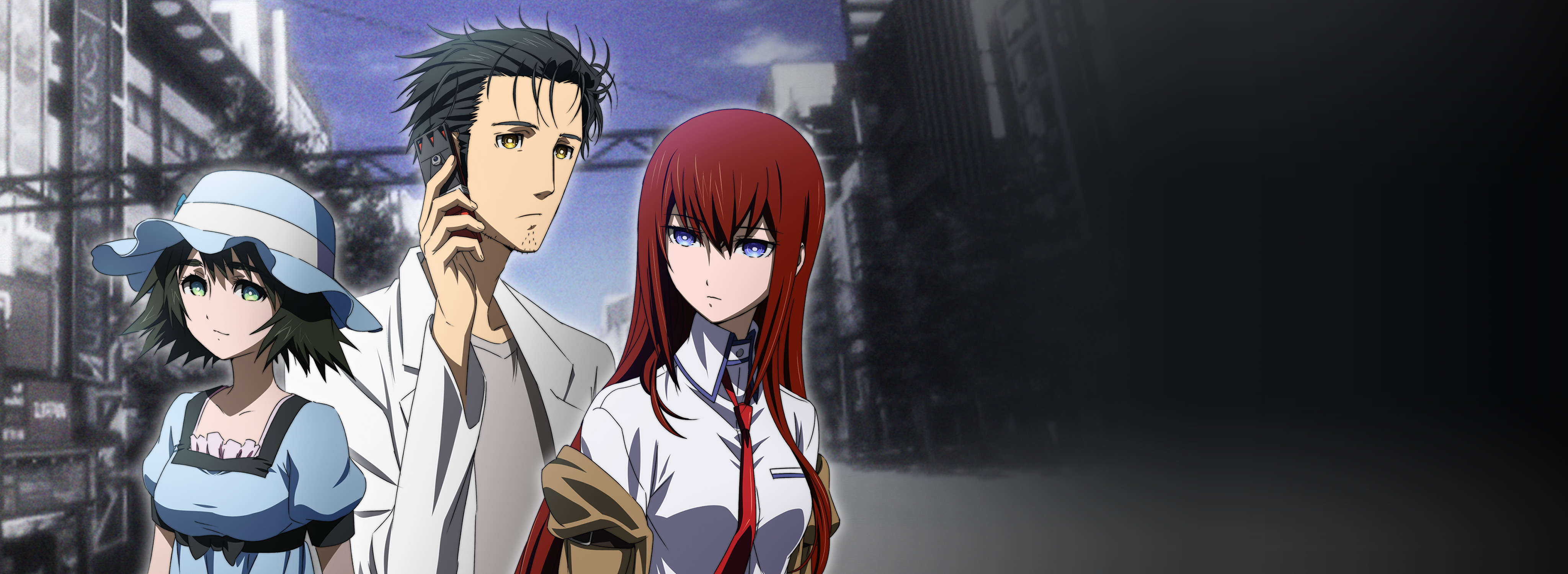 Steins;Gate HD Wallpaper | Background Image | 4096x1500