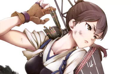 Kaga (Kancolle) Anime Kantai Collection HD Desktop Wallpaper | Background Image