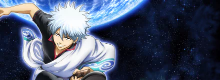 Gintoki Sakata Anime Gintama HD Desktop Wallpaper | Background Image