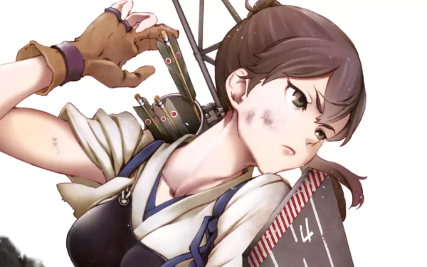 Kaga (Kancolle) Anime Kantai Collection HD Desktop Wallpaper | Background Image