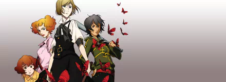 Rose Sheedy Claire Forrest Rachel Benning Kate Ashley Anime Red Garden HD Desktop Wallpaper | Background Image