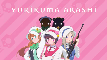 Ginko Yurishiro Lulu Yurigasaki Kureha Tsubaki Anime Yurikuma Arashi HD Desktop Wallpaper | Background Image