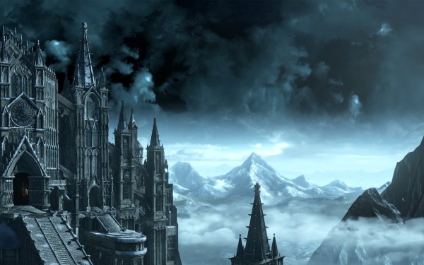 Video Game Dark Souls III Dark Souls Castle Night Sky HD Wallpaper | Background Image