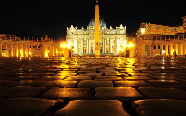  Vatican City at Night