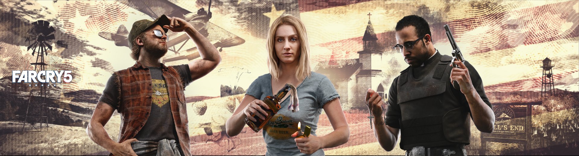 Far Cry 5 HD Wallpaper: Intense Video Game Action | 5000x1351 ...