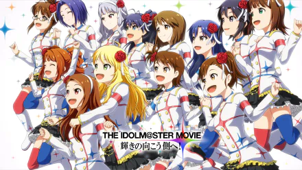 Mami Futami Ami Futami Miki Hoshii Iori Minase Yayoi Takatsuki Haruka Amami Makoto Kikuchi Chihaya Kisaragi Yukiho Hagiwara Hibiki Ganaha Takane Shijou Azusa Miura Ritsuko Akizuki Anime The iDOLM@STER HD Desktop Wallpaper | Background Image