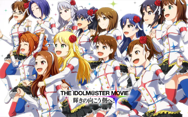 Mami Futami Ami Futami Miki Hoshii Iori Minase Yayoi Takatsuki Haruka Amami Makoto Kikuchi Chihaya Kisaragi Yukiho Hagiwara Hibiki Ganaha Takane Shijou Azusa Miura Ritsuko Akizuki Anime The iDOLM@STER HD Desktop Wallpaper | Background Image