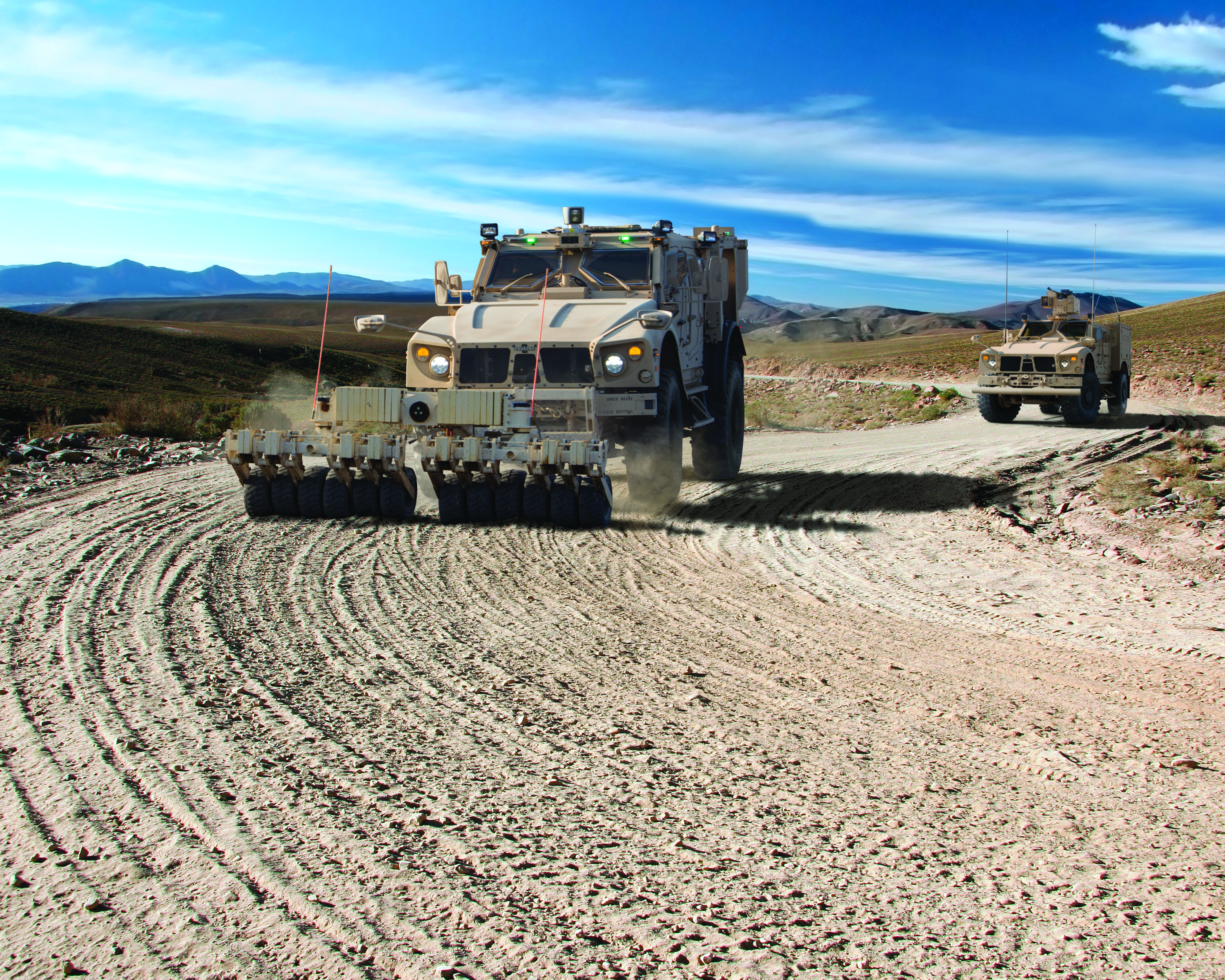 Oshkosh Defense M-ATV Unmanned Vehicle withTerraMax by Oshkosh Defense