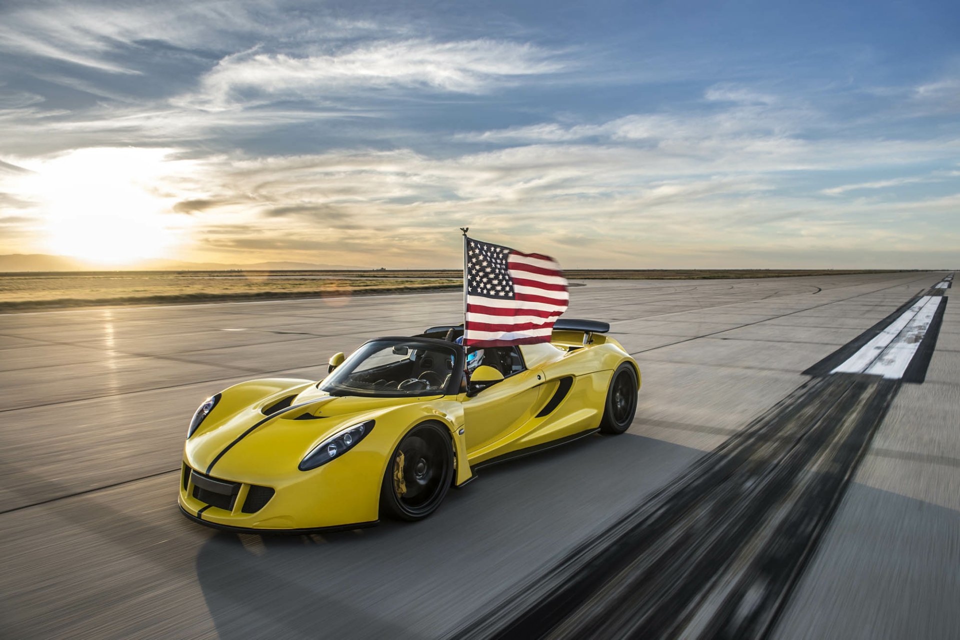 Download Car Supercar Hennessey Venom GT Vehicle Hennessey Venom GT Spyder HD Wallpaper