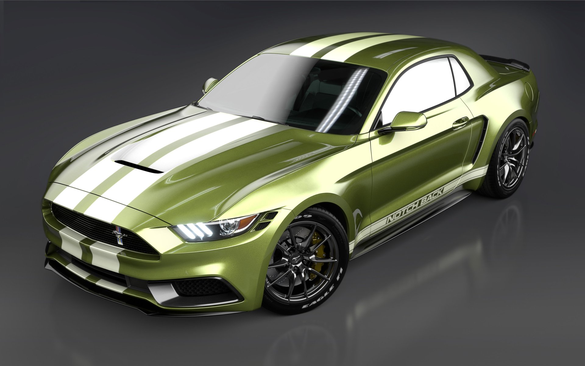Download Muscle Car Ford Car Ford Mustang NotchBack Vehicle Ford Mustang HD Wallpaper