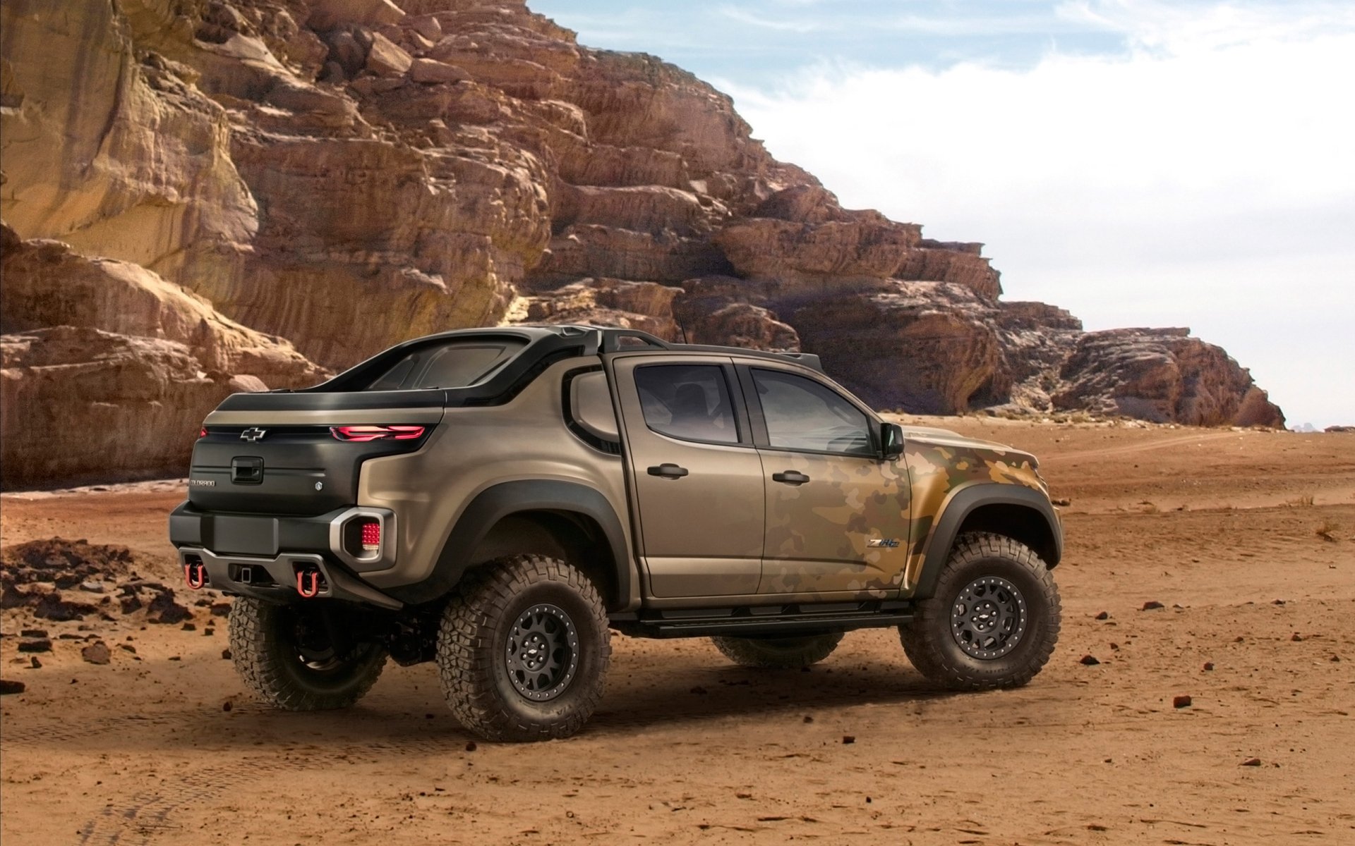 Download 4x4 Chevrolet Car Chevrolet Colorado ZH2 Vehicle Chevrolet Colorado HD Wallpaper