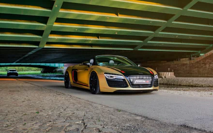 Audi car supercar Audi R8 V10 Spyder vehicle Audi R8 HD Desktop Wallpaper | Background Image