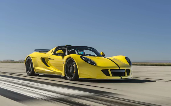 car supercar Hennessey Venom GT vehicle Hennessey Venom GT Spyder HD Desktop Wallpaper | Background Image