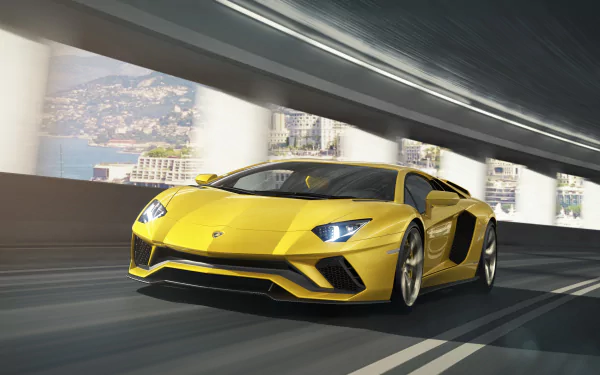 Lamborghini car supercar vehicle Lamborghini Aventador S HD Desktop Wallpaper | Background Image