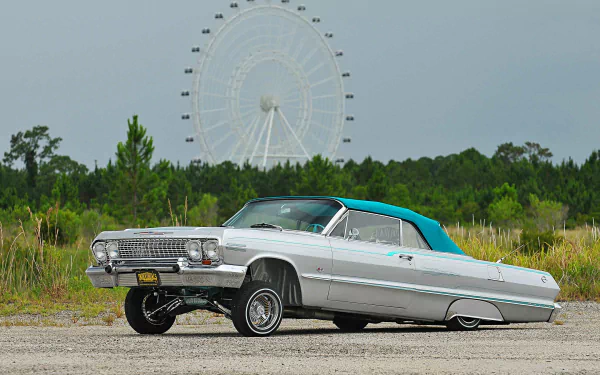 classic car lowrider Chevrolet Chevrolet Impala vehicle Chevrolet Impala Convertible HD Desktop Wallpaper | Background Image