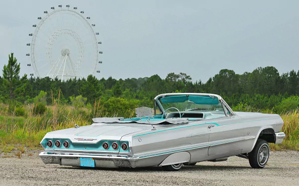 classic car lowrider Chevrolet Chevrolet Impala vehicle Chevrolet Impala Convertible HD Desktop Wallpaper | Background Image