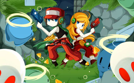 Curly Brace Quote (Cave Story) video game Cave Story HD Desktop Wallpaper | Background Image